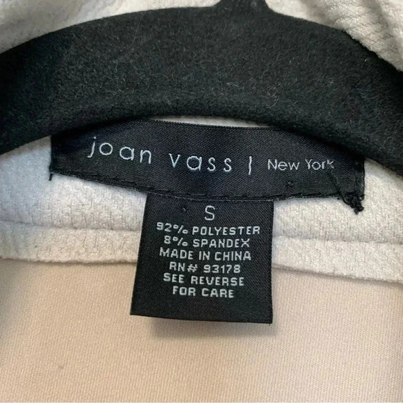 Joan Vass neoprene very light grey coat open cardigan - Picture 2 of 6